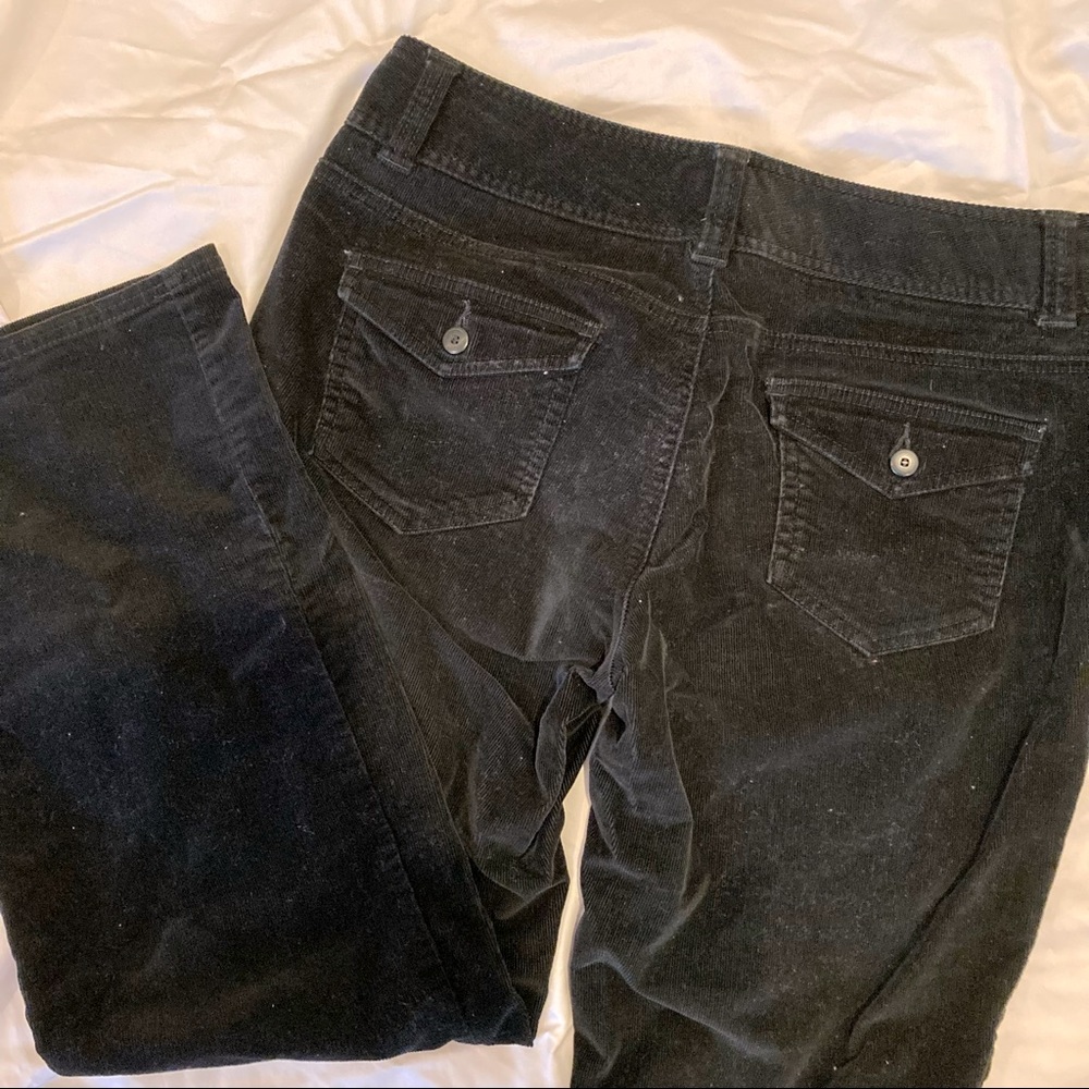 DOCKERS black flared corduroy jeans